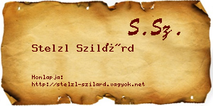 Stelzl Szilárd névjegykártya